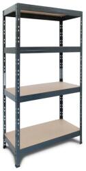 Hobby Raft metalic depozitare 180 x 75 x 35 cm, antracit, 4 polite, 175 kg/polita (hobded 1058145) Raft
