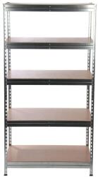 Hobby Raft metalic depozitare, 192 x 100 x 50 cm, 5 polite, 300 kg/polita (hobded 6016975) Raft