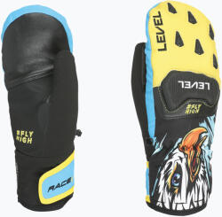 Level Gyerek síkesztyűk Level Race Jr Mitt yellow/blue