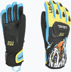 Level Gyerek síkesztyű Level Race Jr yellow/blue