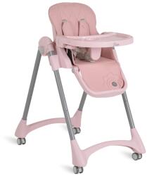 Moni Rico multifunkciós etetőszék alsó kosár nélkül, összecsukható pink