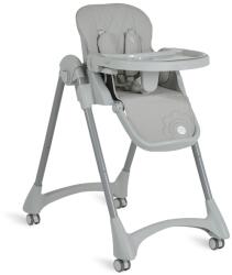 Moni Rico multifunkciós etetőszék alsó kosár nélkül, összecsukható szürke