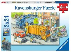 Ravensburger 2 x 24 db-os puzzle - Szemétgyűjtés (05096) (05096)