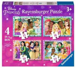Ravensburger 4 az 1-ben puzzle (12, 16, 20, 24 db-os)-os puzzle - Disney Princess (03156) (03156)