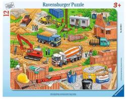 Ravensburger 12 db-os puzzle keretes - Munka az építkezésben (06058) (06058)