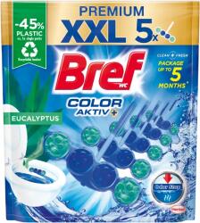 Bref Color Aktiv WC frissítő 5 x 50 g (250 g) Eucalyptus