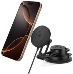 Spigen ONETAP PRO4 autós tartó műszerfalra, 15W, FEKETE (ACP08544)