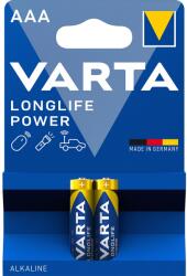 VARTA Longlife Power LR03 AAA mikro alkáli elem, 2db (4903121412)