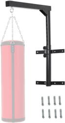 Homcom boxzsák tartó, acél, fekete, 40x63x57-81cm, max 100kg (A93-001)