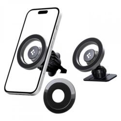 Spigen MFT13 Mágneses autós tartó öntapadó szellőzőre-műszerfalra ezüst (ACP08314)
