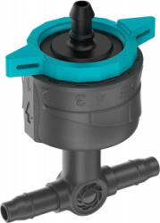 GARDENA Micro-Drip-System állítható sorozatú csepegtető 1-8 l/h, nyomáskompenzáló (fekete/türkiz, 5 db, 2023-as modell) (13314-20) (13314-20)