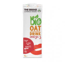 The Bridge Növényi ital, gluténmentes, bio, dobozos, 1 l, , Omega 3, zab (KHTEJBZO3) (KHTEJBZO3)