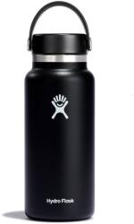 Hydro Flask Wide Mouth Flex Cap - rozsdamentes acél, 32 oz, 946 ml, Black