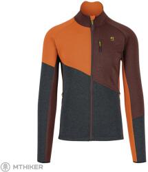 Karpos Federa Full-Zip pulóver, woodl. gray/mahogany/vibr. orange (XL)