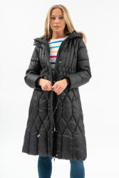 budmil Női Téli Kabát, ARIELA25, Fekete, M