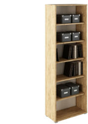 TEMPO KONDELA Magas állvány, artisan tölgy/fehér, RIOMA TYP 01