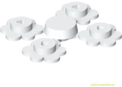 LEGO® Alkatrészek (Pick a Brick) Fehér Virágfejek 4186952 (4186952)