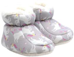 Funny Baby Incaltaminte -Botosei Funny baby - Unicorn, mărimea 18, 8-12 luni , gri (7366-22)