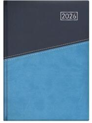 TopTimer Naptár, tervező, A5, napi, TOPTIMER "Duplex", kék-világoskék 26C021D-044 (26C021D-044)