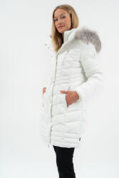 budmil Női Téli Kabát, JANICE25, Fehér, L