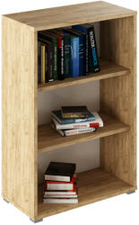 TEMPO KONDELA Nyitott állvány, artisan tölgy/fehér, RIOMA TYP 04 - pepita