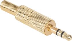 Cabletech Jack csatlakozó 3, 5 mm-es sztereó aranyozott WTY0014 (WTY0014)