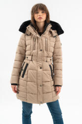 budmil Női Téli Kabát, WELLY, Bézs, XL