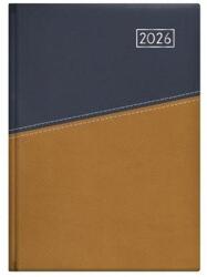 TopTimer Naptár, tervező, A5, napi, TOPTIMER "Duplex", kék-mustár (NKD021KMU) - jatekotthon