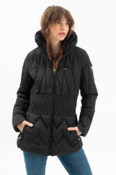 budmil Női Téli Kabát, ARMANDA25, Fekete, 2XL