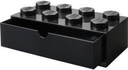 LEGO® Room Copenhagen LEGO Brick-8 Fiókos tároló doboz 5, 6L - Fekete (40211733) (40211733)