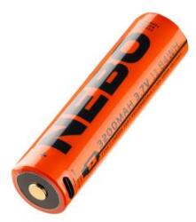NEBO NEB-BAT-0005-G akkumulátor, Li-ion 18650, 3200 mAh kapacitás, 3, 7 V (NEB-BAT-0005-G)