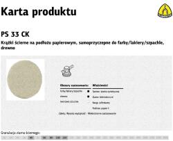 Klingspor Ps33ck Csiszolókorong 225 gr. 60 Zsiráf 45361 50 db (210124) (210124)