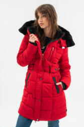 budmil Női Téli Kabát, WELLY, Piros, XS