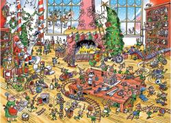 Cobble Hill 47019 - Elves at Work - 350 db-os puzzle (47019)