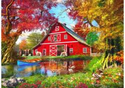 Bluebird Puzzle 90687 - Sunny Autumn At The Barn - 500 db-os puzzle (90687)