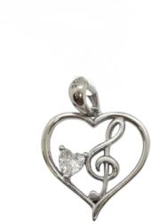 ÉkszerM Ezüst Violinkulcs Medál AD 147351
