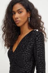 GUESS body ELIZABETH fekete, női, mintás, W4BP52 KCGJ2 - fekete XS