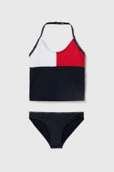 Tommy Hilfiger kétrészes gyerek fürdőruha sötétkék - sötétkék 140-152