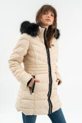 budmil Női Téli Kabát, HANNA25, Bézs, 2XL