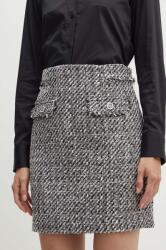 Guess szoknya SOFIA fekete, mini, ceruza fazonú, W4YD68 WGAO2 - fekete L