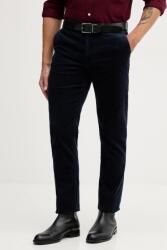 Tommy Hilfiger kordbársony nadrág sötétkék, egyenes, MW0MW40267 - sötétkék 32/32