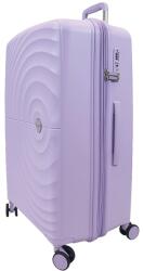 Touareg négykerekű kör bordás, bővíthető halványlila nagy bőrönd-TG8002-halványlila L