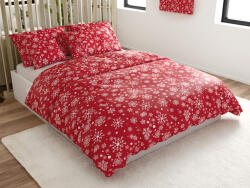  Mikroplüss ágyneműhuzat SNOWFALL piros Ágyneműhuzat mérete: 70 x 90 cm | 140 x 220 cm
