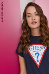 Guess t-shirt női, sötétkék - sötétkék M