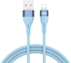 Kábel BWOO X280L - USB / Lightning kék kábel 1m, 3A