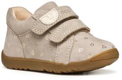 GEOX gyerek félcipő velúrból MACCHIA - bézs 26