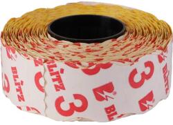 Blitz Árazószalag, 22x16 mm, BLITZ, sárga - tonerpiac