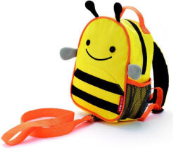 Skip Hop Zoo Hátizsák Biztonsági Pórázzal Méhecske - Aranyos, Praktikus és Biztonságos Gyermek Hátizsák 1 Éves Kortól