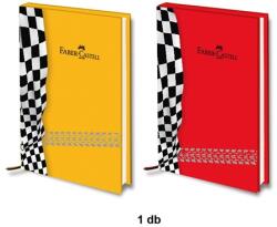Faber-Castell Jegyzetfüzet A/5 sima Faber-Castell 120lapos sima, Chamois krém szinű lapok, Verseny - sárga borítóval