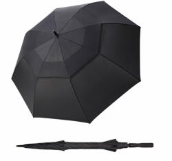 Doppler Fiber golf AC Air fekete - partner tengelyes esernyő 717866 (717866)